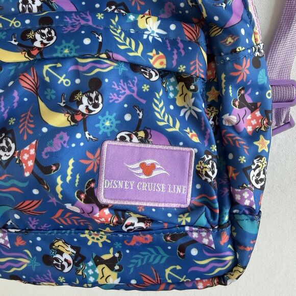 Disney Cruise Line Minnie Mouse Nylon Mini Backpack Purse Girls Vacation main image 5